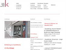 Tablet Screenshot of kunstverein-kreis-soest.de